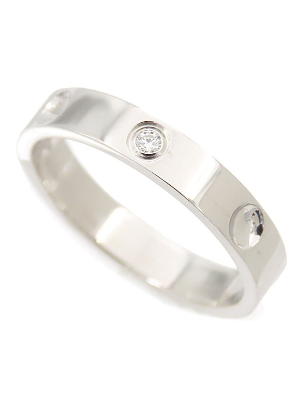 Louis Vuitton Alliance Empreinte Ring Platinum Diamond